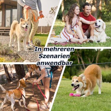 Фляга для собак на прогулянку 1000мл 3-в-1 з мисками для води та корму, ізольована сталева фляга для собак, темно-синій, 7 дюймів