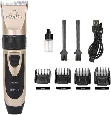 Електрична машинка для стрижки собак та котів - професійна, бездротова, тиха, перезаряджувана