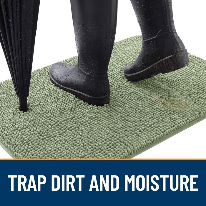 Набір килимків для собак OLANLY, 4 шт., 76.2 x 50.8 см, швидковисихаючі, антиковзаючі, для входу в дім
