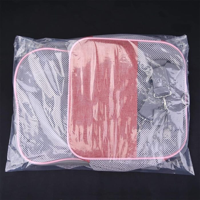 Транспортна сумка для кота та собаки GUOCU, 45x30x30 см, рожева