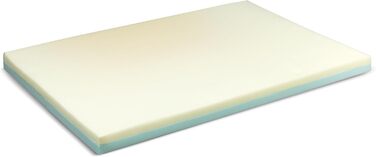 Ортопедичне собаче ліжко з memory foam, медичне, водонепроникне, терапевтична підтримка, знімний водонепроникний чохол на блискавці (Ozeanblau, 60 x 45 x 5 см)