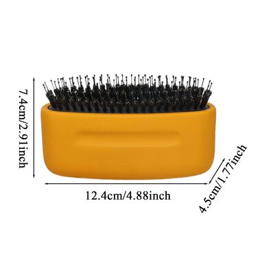 Щітка для котів для видалення шерсті, гребінець для грумінгу - аксесуари для домашніх тварин для довгошерстих собак та котів з функцією щоденного догляду для дому та подорожей, білий (жовтий)