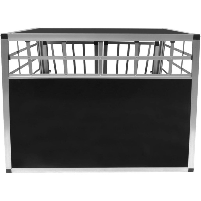 Транспортна переноска для собак та котів, велика подвійна переноска, алюмінієва гніздова решітка, переноска для автомобіля, переноска в багажник