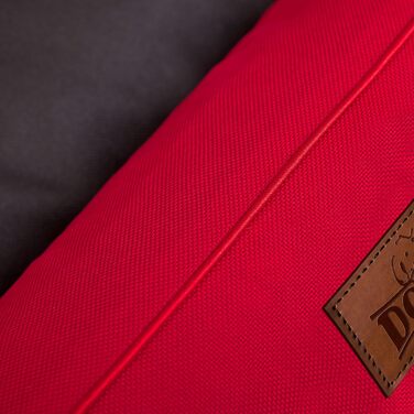 Собаче ліжко Hobbydog XLKRLCZK2 - велике, 84 x 65 см, червоне, для собак XL