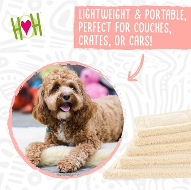 Собача підстилка Hugglehounds Hugglemat XS 50,8x61 см, кремова