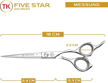 Професійні ножиці для волосся Sigma Professionelle Razor Edge 7' - для фрізурів, стрижок та бороди (нержавіюча сталь)