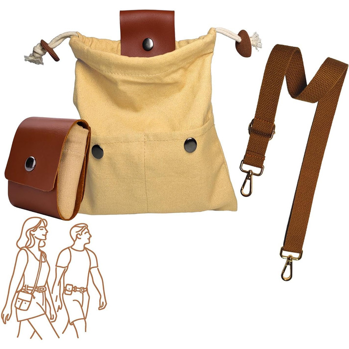 Сумка для корму з кишенями