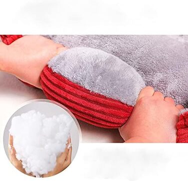 М'яке лежанка для собак та котів, лежанка-софа, червона, 60 x 45 см, коралловий фліс