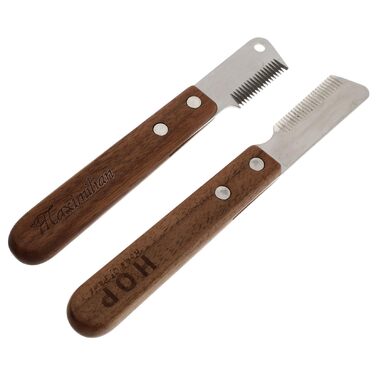 Гребінець для вичісування шерсті тварин 2St, щітка для вичісування шерсті собак і котів, з нержавіючої сталі