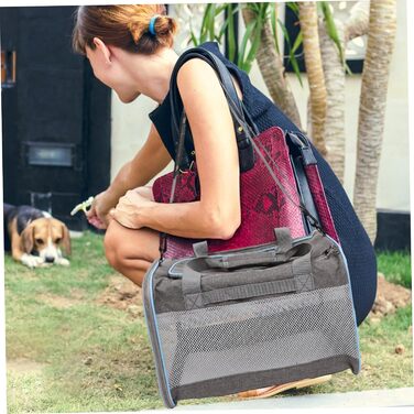 Транспортна сумка для котів Hemobllo: м'яка переноска для маленьких котів, кроликів та цуценят. Зручна та дихаюча переноска для подорожей