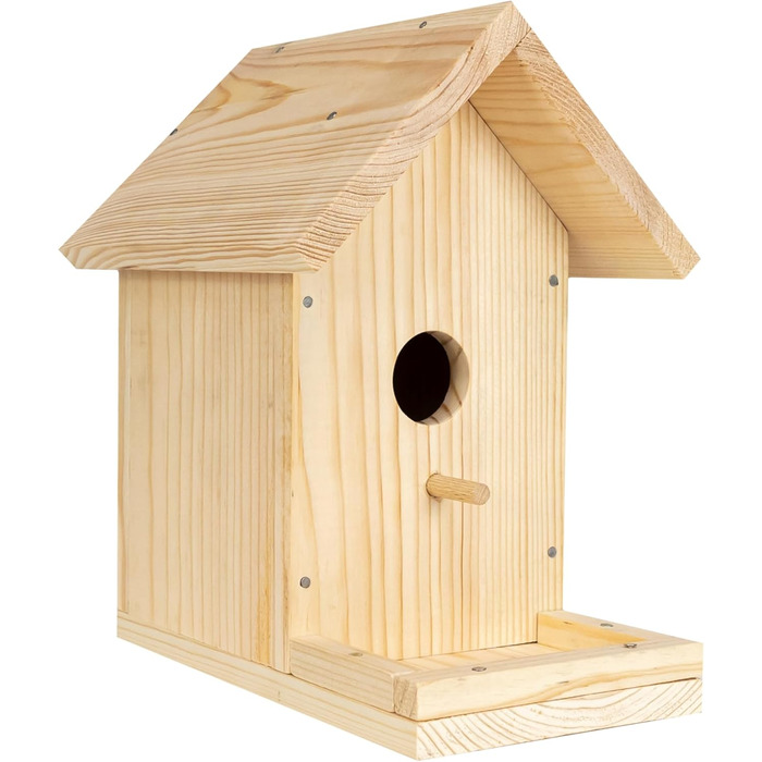 DIY годівничка для птахів: набір для збирання та розмальовки. Комплект включає молоток, цвяхи, фарби та інструкцію. Ідеально для дітей. Бренд Skylark