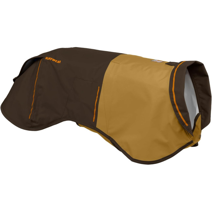 RUFFWEAR Sun Shower – водонепроникний дощовик для великих собак, легка всепогодна куртка-реглан для собак, розмір L, коричневий