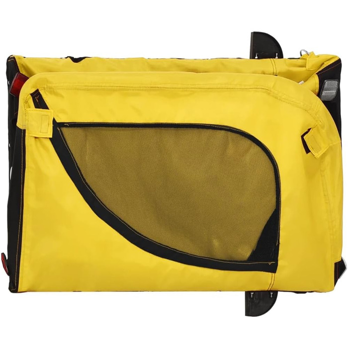 Причіп для велосипеда Gecheer для собак та інших домашніх тварин (124 x 53 x 53 см, жовто-чорний)