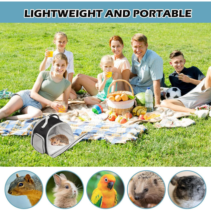 Транспортна переноска для тварин: котів, кроликів, собак, птахів. Складна переноска для кошенят та цуценят з боковою дверцею