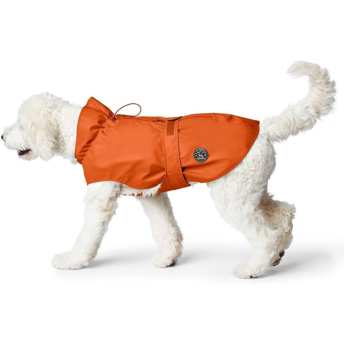 Дощовик для собак Hunter Milford, оранжевий, розмір 50: ергономічний, регульований, для нашийника, легко миється