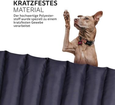 Килимок для собак Bestlivings 85x70 см (червоний) - Outdoor, водовідштовхувальний та дихаючий - м'який лежак для собак, миється - килимок для собак на вулицю