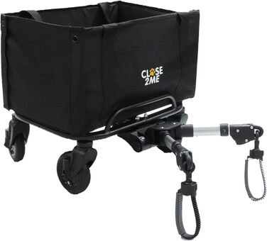 Дитяча причіпна коляска PetRider для тварин та покупок до 25 кг