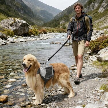 Сумка для прогулянок з собакою Renchey | Регульована, дихаюча сумка-рюкзак для собак - для прогулянок, кемпінгу, подорожей, авто, аеропорту, шопінгу