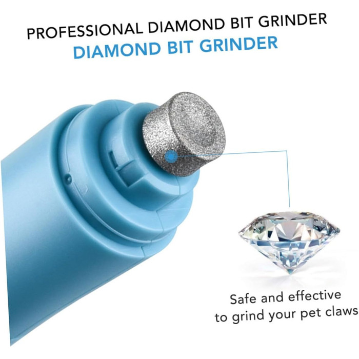 Електричний триммер для когтів Beavorty - для собак та котів. Триммер та пилка 2-в-1. Тиха робота, без вібрації.