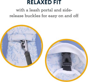 Охолоджувальний жилет для собак RUFFWEAR Swamp Cooler, SPF 50+, фіолетовий, XXS (33-43 см), максимальний захист від сонця та спеки, з отвором для шлейки