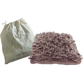 Шнуфлючий килимок для собак LILA LOVES IT 56x56 см - преміум іграшка для вихованців, стильний дизайн, міцний та пральний