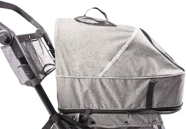 Візок для собак Laroy Group Hundebuggy Pet Buggy Deluxe сірий, 99 x 79 x 49 см, для собак з проблемами мобільності