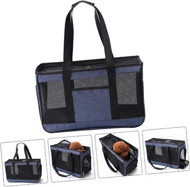 Транспортна сумка для кота/собаки Yardwe: дихаюча, з Oxford тканини, складана, з плечовим ремінцем