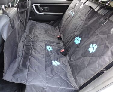 Плед для собак Callieway Autoschondecke Woo, чорний, м'який, для автомобіля