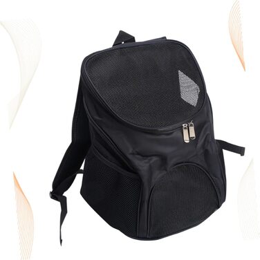 Рюкзак-переноска для собак Kisangel: чорний, дихаючий, для маленьких собак, для подорожей та прогулянок