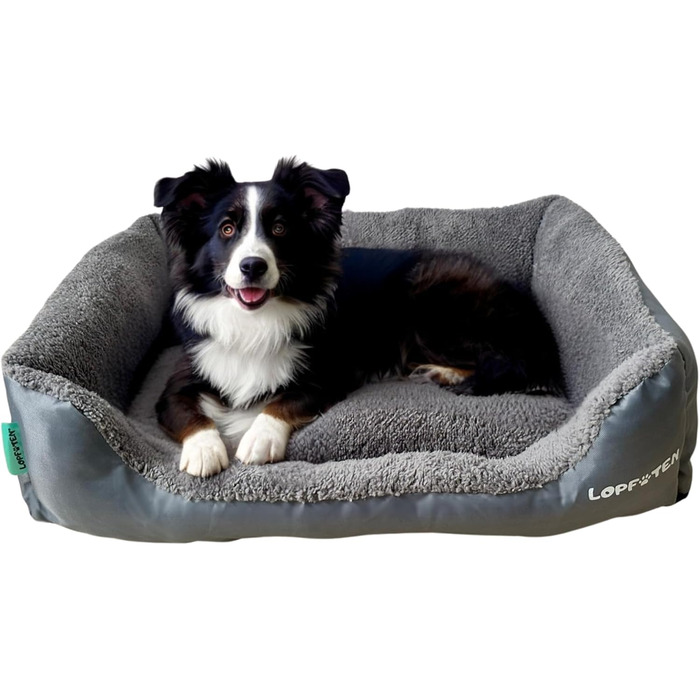 Крісло-ліжко для собак, м'яке, неслизьке, знімний та пральний чохол, пухнасте (L)
