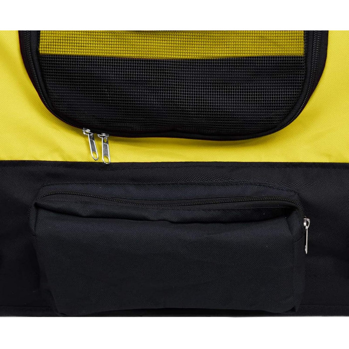 ZEYUAN 2-в-1 Причіп для велосипеда та візок для прогулянок, причіп для собак, велосипедний візок для собак, комфортний візок, причіп для тварин на велосипеді, жовто-чорний