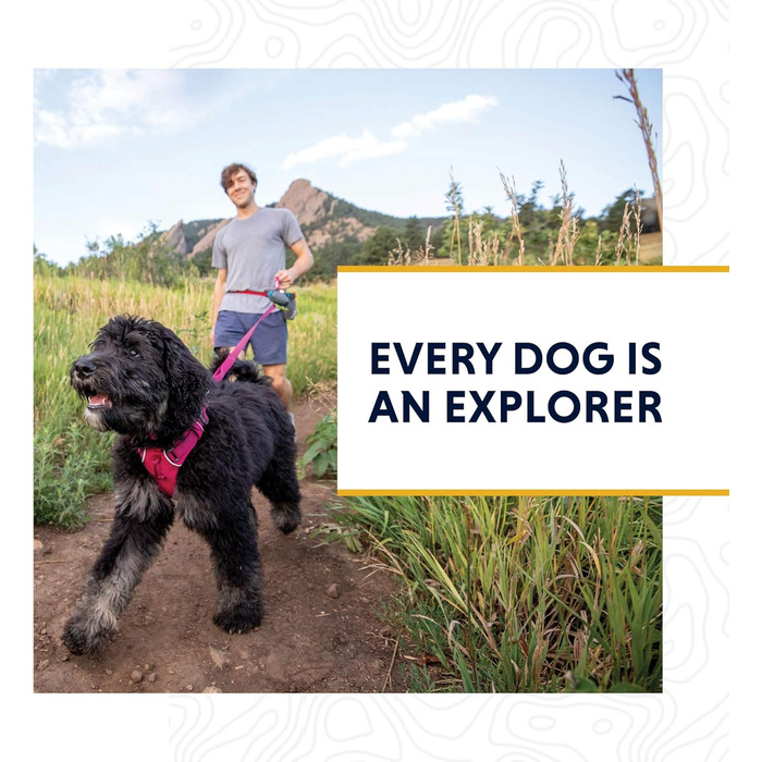 Повідок для собак RUFFWEAR Patroller, безручний, регульований, носиться на поясі, вулканічно-червоний