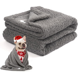 Водонепроникний коврик для собак Mora Pets Extra Dick & Super Warm - теплий та миючий коврик для великих собак, 203x152 см, сірий