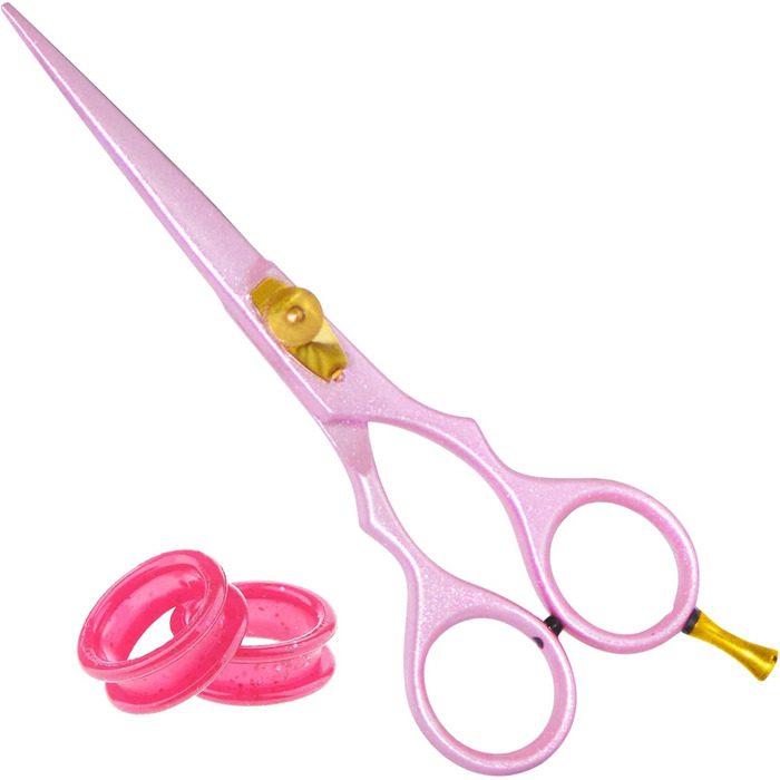 Професійний набір перукарських ножиць YNR (5,5 дюймів) – ножиці для стрижки та вирівнювання, гребінець, чохол. Підходить для чоловіків, жінок, дітей та дорослих.