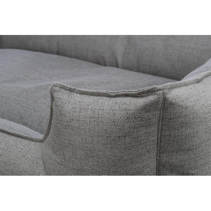 ТРИКСІ Лежанка для собак Таліс, 100 x 70 см, сіра - зручна лежанка з веб-тканини для середніх собак, з антиковзким покриттям та можливістю прання, артикул 37583