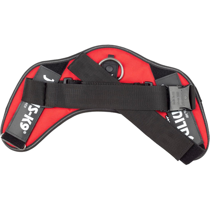 Шлейка Julius K-9 IDC Powergeschirre з індивідуальним написом, для собак маленької, середньої та великої породи, 16IDC+CUSTOMP-ANT (Червона)