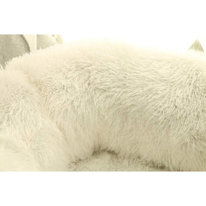 Кругла лежанка для собак та котів Snug Comfort, гніздова, самонагріваюча, з м'яким подушкою, для кращого сну