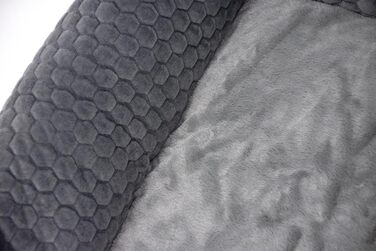 Ліжко для собак Karlie Liegebett Velvet L, 65x60x20 см, темно-сірий