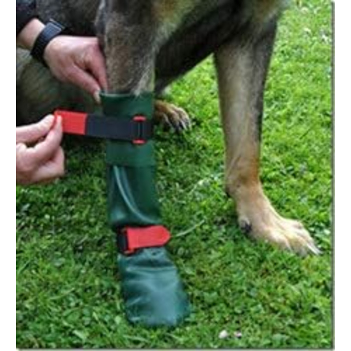 DogGusti захисне взуття для собак (L, темно-зелене)