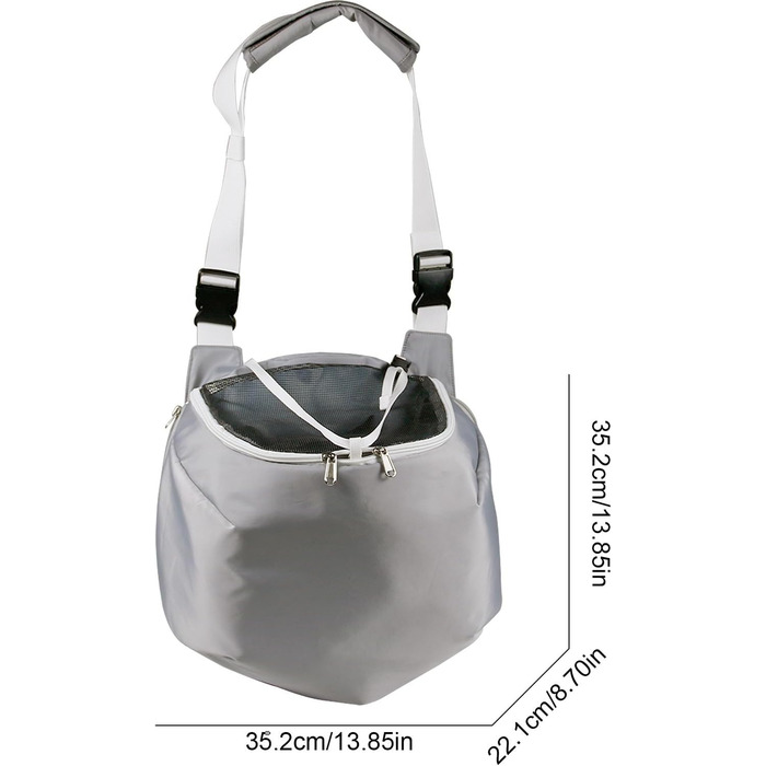 Транспортна сумка для котів та собак, водонепроникна, м'яка | Ідеальна для малих та середніх тварин у подорожах, на прогулянках та в авто