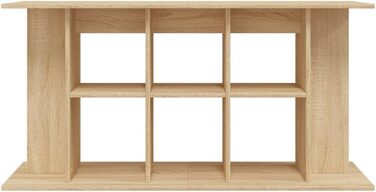 Тумба під акваріум IKAYAA з ДСП, дуб сонома, 120x40x60 см, стіл-підставка для акваріума