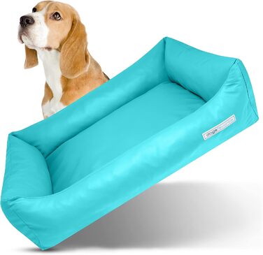 Турквезевий лежак для собак XL 130x95 см: м'який, з турботою про суглоби, міцний, для комфортного відпочинку вашого улюбленця