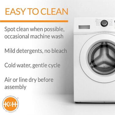 К&H Pet Products Підвищене затишне ліжко для тварин, Realtree Edge, велике, 76 см, 76 x 76 x 43 см