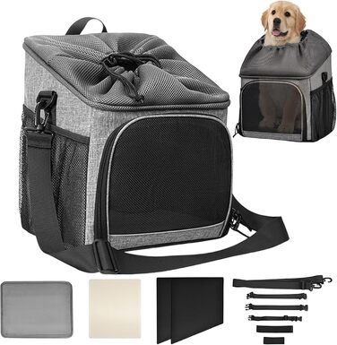 Корзина для собак на велосипед - дихаючий транспортний кошик, легкий, знімний аксесуар