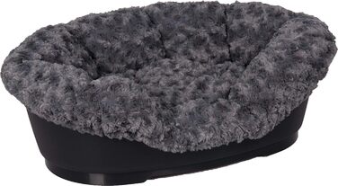 Лежак для тварин Karlie Bezug Cuddly, сірий, для будки Domus 80 см, 92x61x26 см