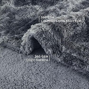 Водонепроникний коврик для собак BEDSURE великих порід - 152 x 203 см, плюшевий, миючий, захисний, м'який