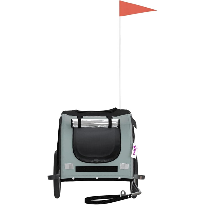 Фаркоп для велосипеда Gecheer для собак, міцний сталевий каркас, оксфордська тканина, дах з ПВХ, для безпечних та комфортних поїздок з домашніми тваринами