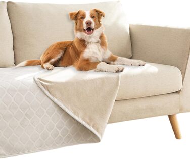 Водонепроникний плед для собак Fuguitex, м'який, кришталевий оксамит, марокканський стиль, для дивана та ліжка (76,2 x 177,8 см, темно-сірий + сірий)