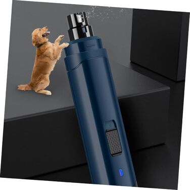 Електричний триммер для кігтів домашніх тварин BESPORTBLE з USB-зарядкою, ABS-матеріал, тихий мотор для собак та котів