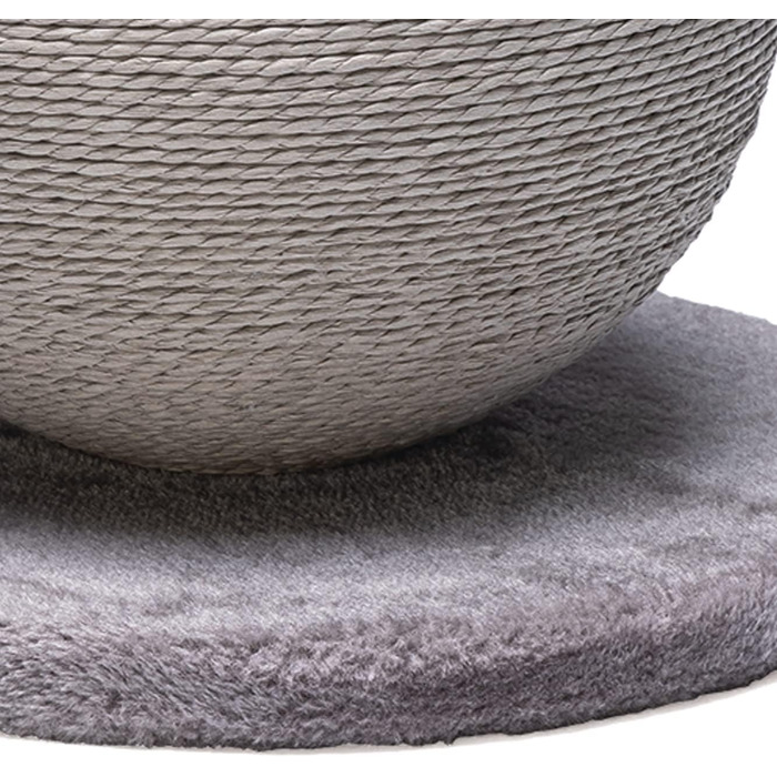 Karlie Kratzball Bolly - іграшка-царапка для котів, сіра, 30,5 x 30,5 x 28 см